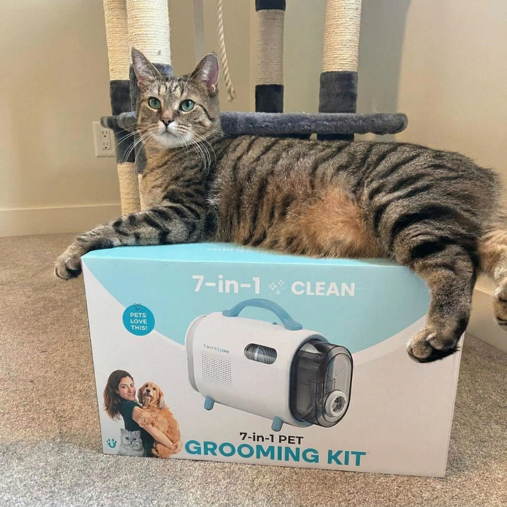 PetGroom Pro™ 7-in-1 Pet Grooming Vacuum Kit